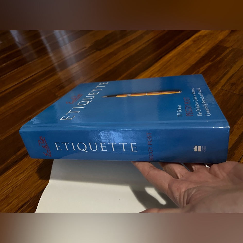 Emily Post 17th Edition Etiquette Book 2004